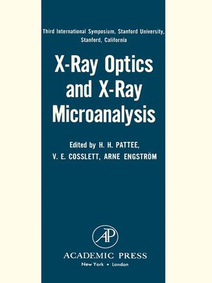 cover image of X-Ray Optics and X-Ray Microanalysis